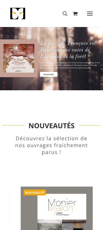 Version mobile du site des Éditions de la Flandonnière