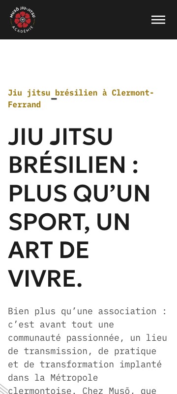 Version mobile du site de la Musō Jiu-Jitsu Académie